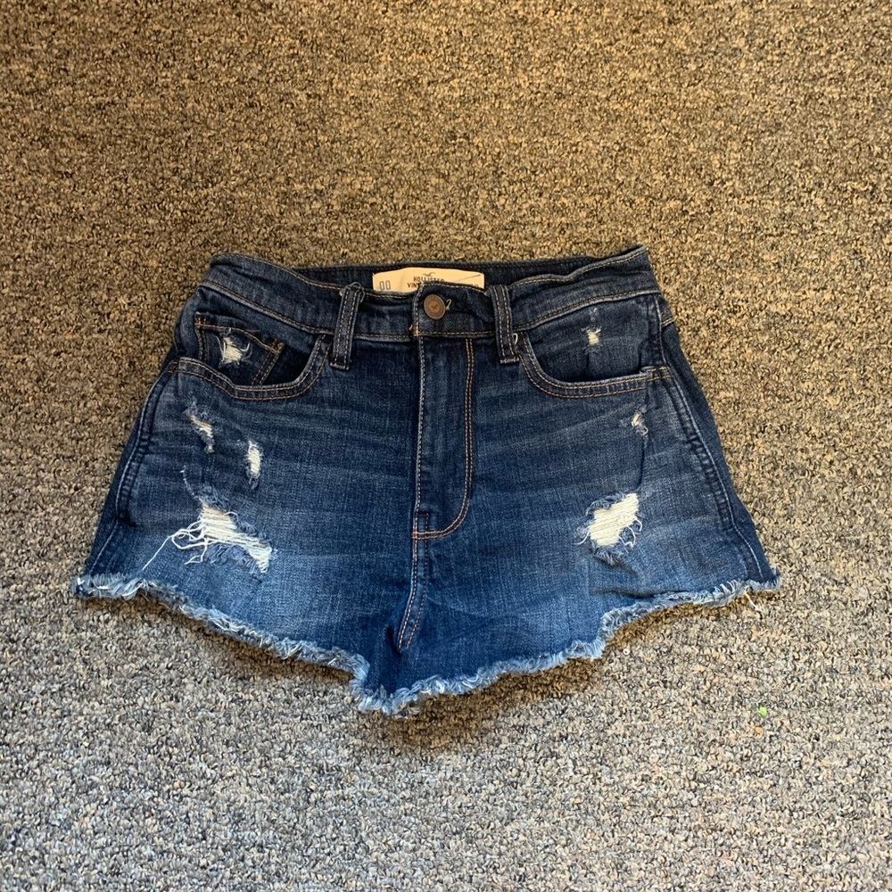 Hollister vintage high rise jean shorts